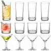Mixed Cocktail Glass Set