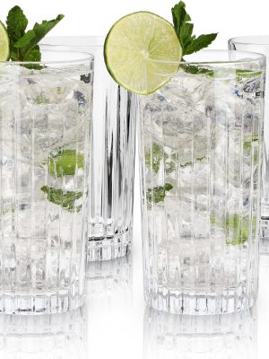 Crystal Highball Glasses Set of 4